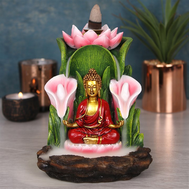 Colourful Buddha Backflow Incense Burner Colourful Buddha Backflow Incense Burner - Image 4