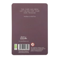 Alternative view of Cancer Zodiac Necklace Card