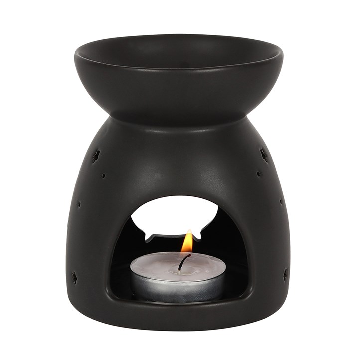 Black Cauldron Cut Out Oil Burner Black Cauldron Cut Out Oil Burner - Image 2