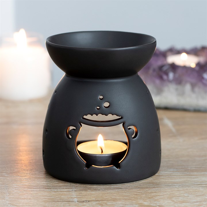 Black Cauldron Cut Out Oil Burner Black Cauldron Cut Out Oil Burner - Image 4