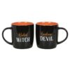 Wicked Witch and Handsome Devil Couples Mug Set Wicked Witch and Handsome Devil Couples Mug Set