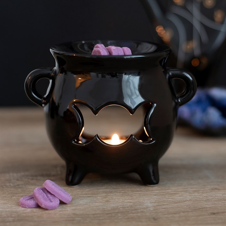 Triple Moon Cauldron Oil Burner Triple Moon Cauldron Oil Burner - Image 3