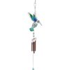 Blue/Green Hummingbird Windchime