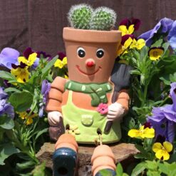 Alternative view of Terracotta Pot Man Planter