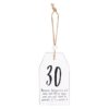30 Milestone Birthday Hanging Sentiment Sign