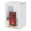 Red Pillar Crackle Glass Oil Burner Red Pillar Crackle Glass Oil Burner