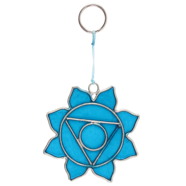 Throat Chakra Symbol Mini Suncatcher Throat Chakra Symbol Mini Suncatcher