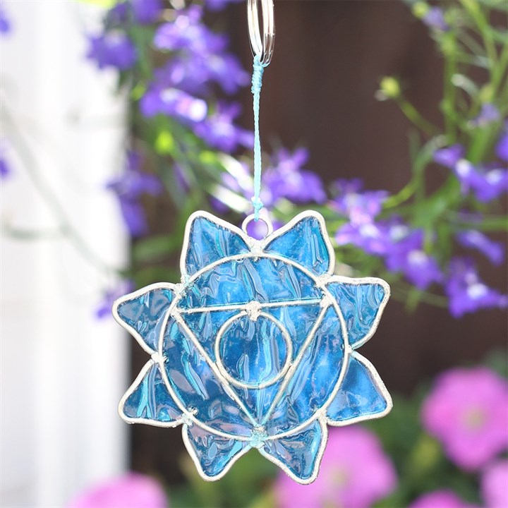 Throat Chakra Symbol Mini Suncatcher Throat Chakra Symbol Mini Suncatcher - Image 2
