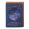 Scorpio Zodiac Necklace Card