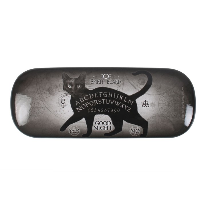 Black Cat Spirit Board Glasses Case by Alchemy Black Cat Spirit Board Glasses Case by Alchemy
