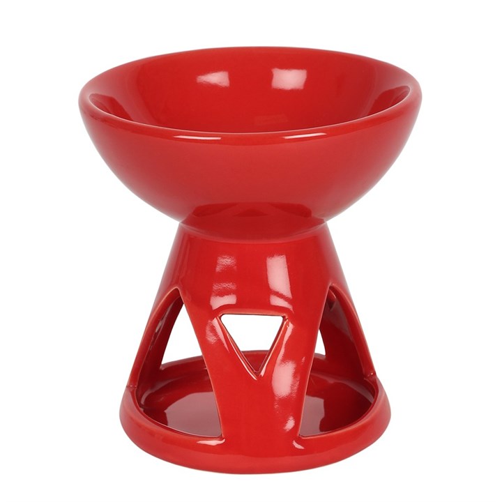 Red Deep Bowl Oil Burner Red Deep Bowl Oil Burner - Image 2
