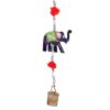 Wooden Hanging Elephant Decoration with Bell Wooden Hanging Elephant Decoration with Bell