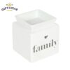 White Family Cut Out Oil Burner White Family Cut Out Oil Burner