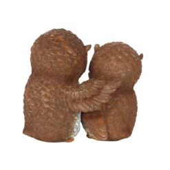 Alternative view of Birds of a Feather Owl Couple Ornament