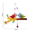 Love Birds On A Branch Suncatcher Love Birds On A Branch Suncatcher