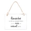 Nice And Normal Family Hanging Sign