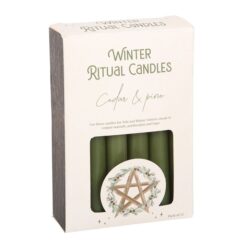 Alternative view of Cedar & Pine Winter Ritual Spell Candles