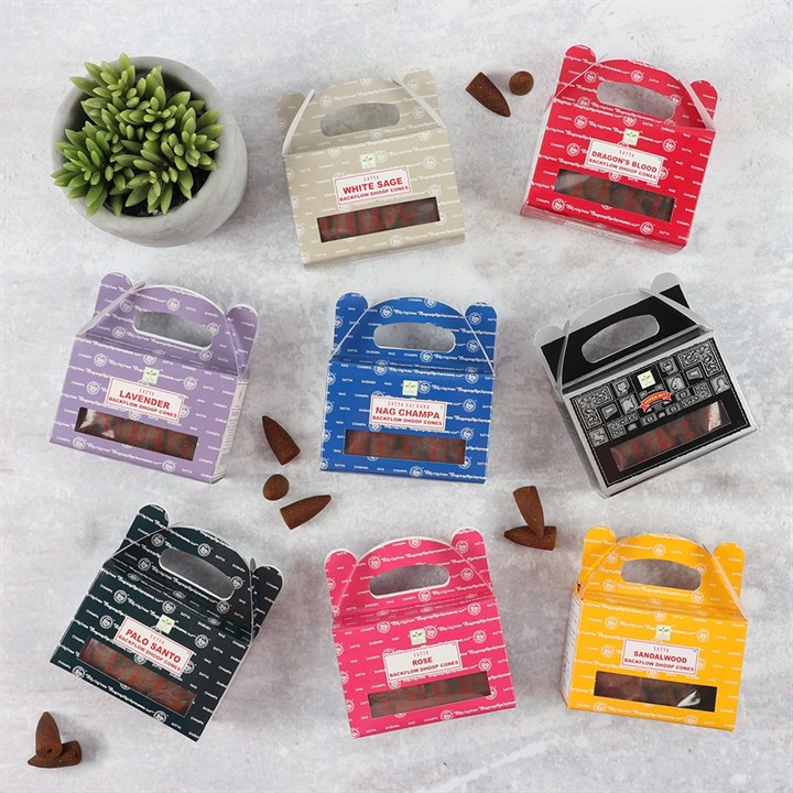 Set of 6 Packets of Satya White Sage Backflow Dhoop Cones Set of 6 Packets of Satya White Sage Backflow Dhoop Cones - Image 5