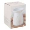 White Ceramic Buddha Face Oil Burner