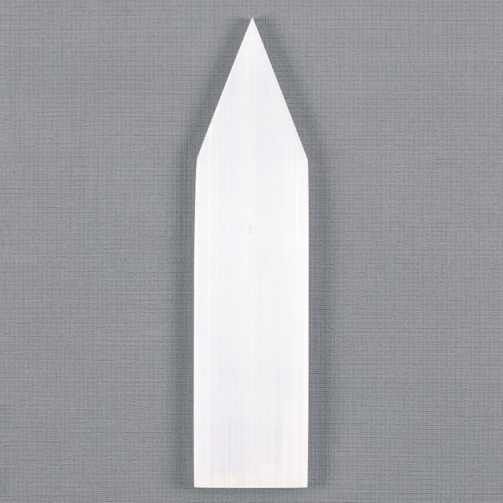 Selenite Flat Pointed Wand Selenite Flat Pointed Wand
