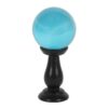 Small Teal Crystal Ball on Stand Small Teal Crystal Ball on Stand