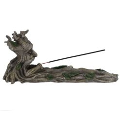 Alternative view of Green Man Incense Stick Holder