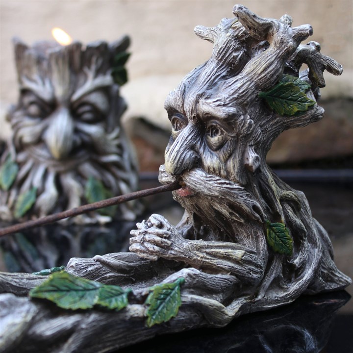 Green Man Incense Stick Holder Green Man Incense Stick Holder - Image 4