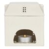 White Ceramic House Oil Burner