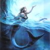 19x25cm Water Element Sorceress Canvas Plaque by Anne Stokes 19x25cm Water Element Sorceress Canvas Plaque by Anne Stokes