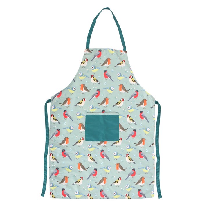 British Garden Birds Cotton Apron British Garden Birds Cotton Apron