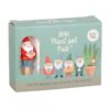 Set of 4 Mini Gnome Plant Pot Pals Set of 4 Mini Gnome Plant Pot Pals