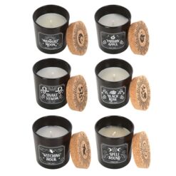Alternative view of Set of 6 Midnight Ritual Candles