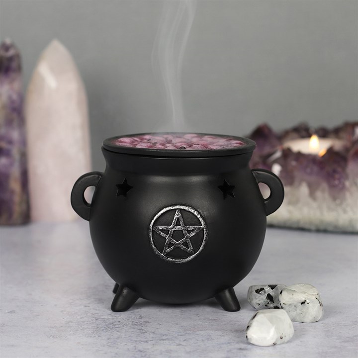 Pentagram Cauldron Incense Cone Holder Pentagram Cauldron Incense Cone Holder - Image 4