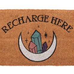 Alternative view of Natural Recharge Here Crystal Doormat