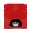Red Ceramic House Oil Burner