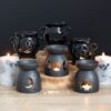 Black Mystical Moon Cut Out Oil Burner Black Mystical Moon Cut Out Oil Burner