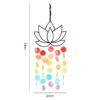 67cm Wire Lotus Hanging Decoration