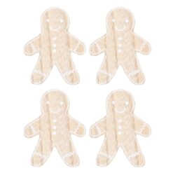 Gingerbread Man Coaster Set