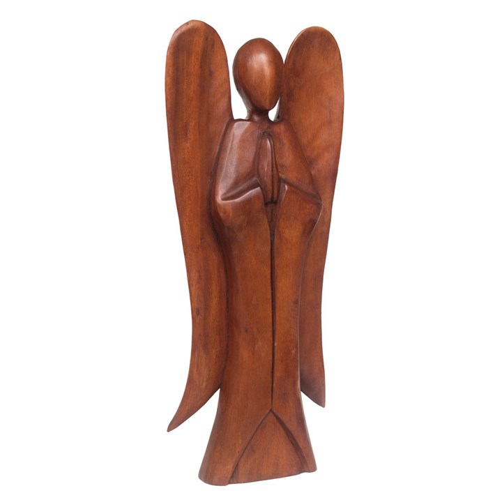 Natural Acacia Wood Angel Natural Acacia Wood Angel