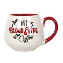 Alternative view of My Blood Type is Coffee Rounded Mug