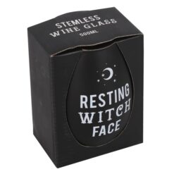 Alternative view of Resting Witch Face Stemless Wine Glass