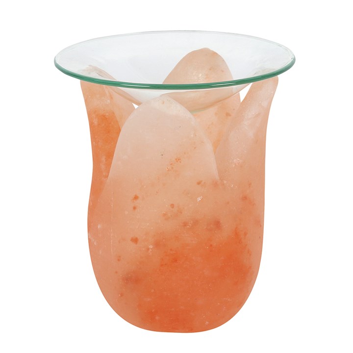 Tulip Shaped Himalayan Salt Oil Burner Tulip Shaped Himalayan Salt Oil Burner