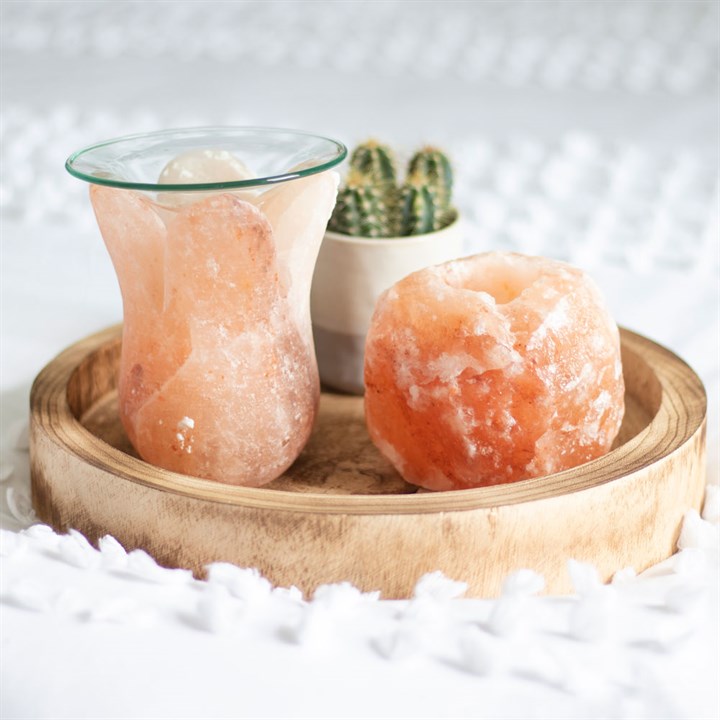 Tulip Shaped Himalayan Salt Oil Burner Tulip Shaped Himalayan Salt Oil Burner - Image 3