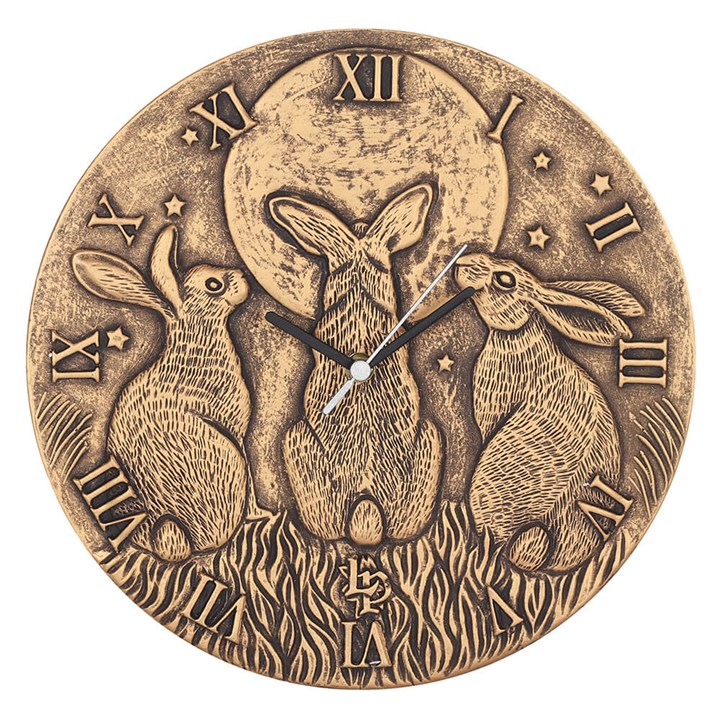 Terracotta Moon Shadows Clock by Lisa Parker Terracotta Moon Shadows Clock by Lisa Parker