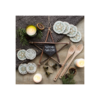 30cm Witches Welcome Willow Pentagram Sign with Bells