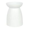 White Ceramic Seven Chakra Oil Burner