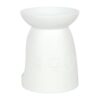 White Ceramic Seven Chakra Oil Burner