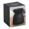 Black Pentagram Cut Out Oil Burner