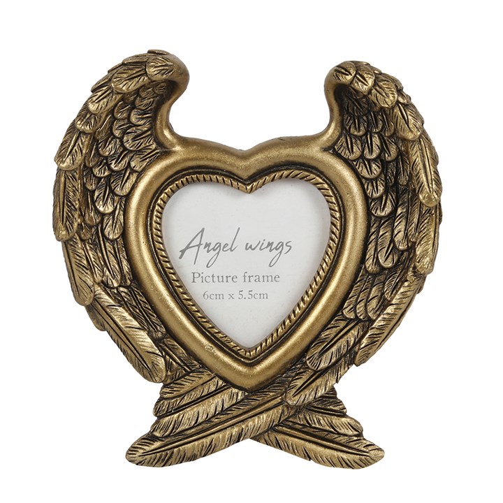 Antique Gold Angel Wing Photo Frame Antique Gold Angel Wing Photo Frame
