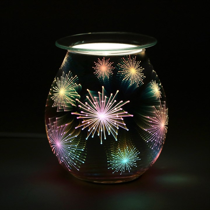 3D Firework Effect Light Up Electric Oil Burner 3D Firework Effect Light Up Electric Oil Burner